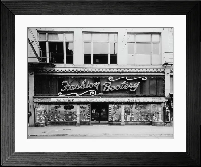 Framed Print : Fashion Bootery Framed Print : Fashion Bootery