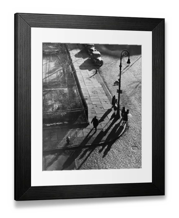 Framed Print : Night-Time Street Scene, New York City Framed Print : Night-Time Street Scene, New York City