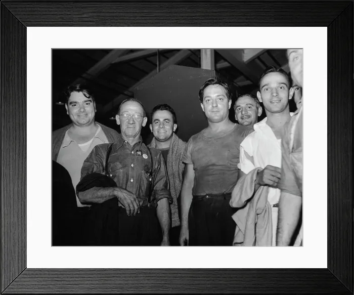 Framed Print : U.S. Defence Workers