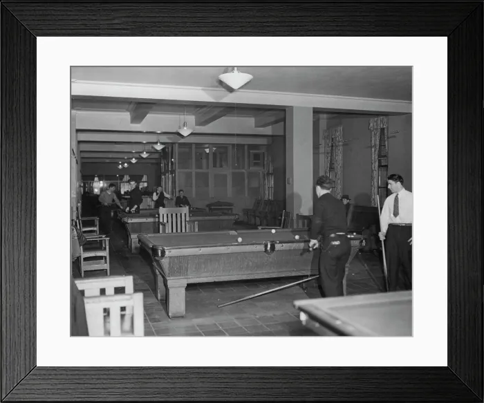 Framed Print : Seamen's Pool Hall