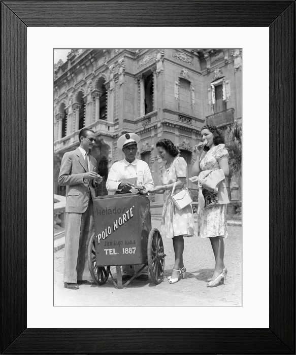 Framed Print : Students Buying Ice Cream Sandwiches In Argentina Framed Print : Students Buying Ice Cream Sandwiches In Argentina