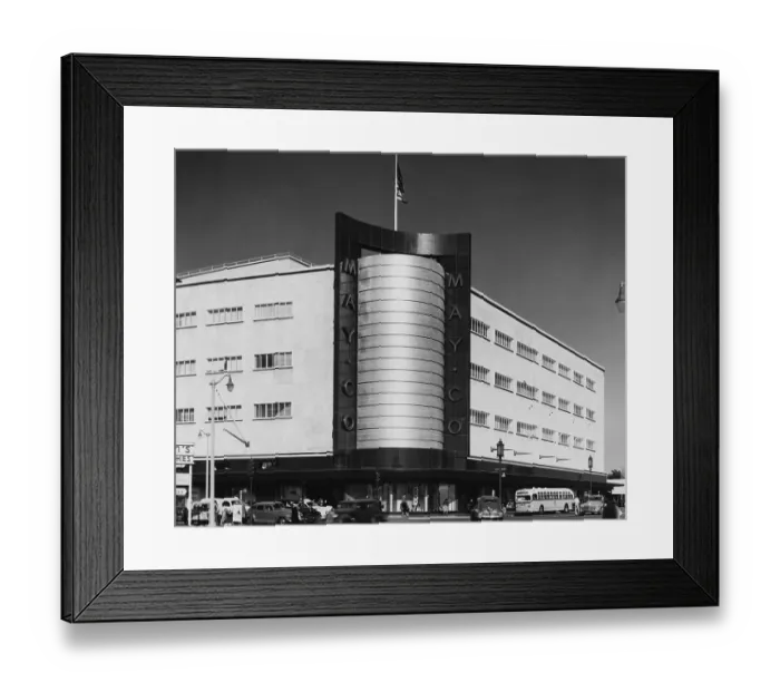 Framed Print : Streamlined Facade Framed Print : Streamlined Facade