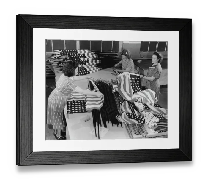Framed Print : Flag Factory Framed Print : Flag Factory