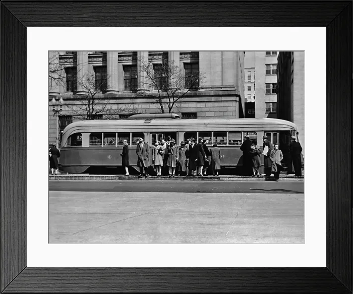 Framed Print : Washington Cable Car