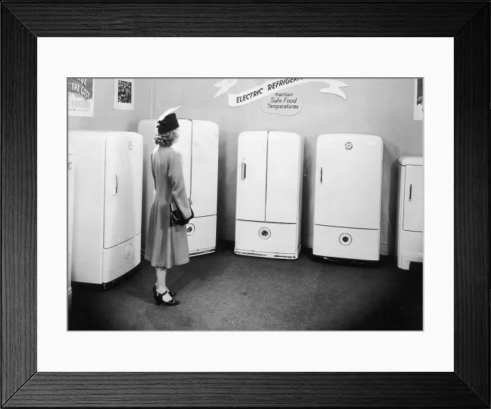 Framed Print : Choice Of Fridges Framed Print : Choice Of Fridges