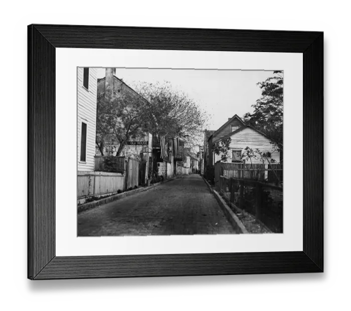 Framed Print : St. Augustine Street Framed Print : St. Augustine Street