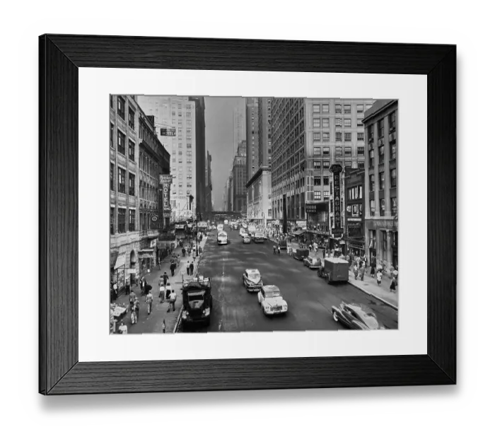 Framed Print : 42nd Street, Midtown Manhattan, NYC Framed Print : 42nd Street, Midtown Manhattan, NYC