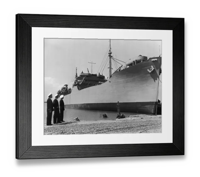 Framed Print : Liberty Ship