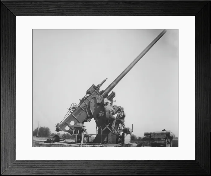 Framed Print : Anti Aircraft Gun Framed Print : Anti Aircraft Gun
