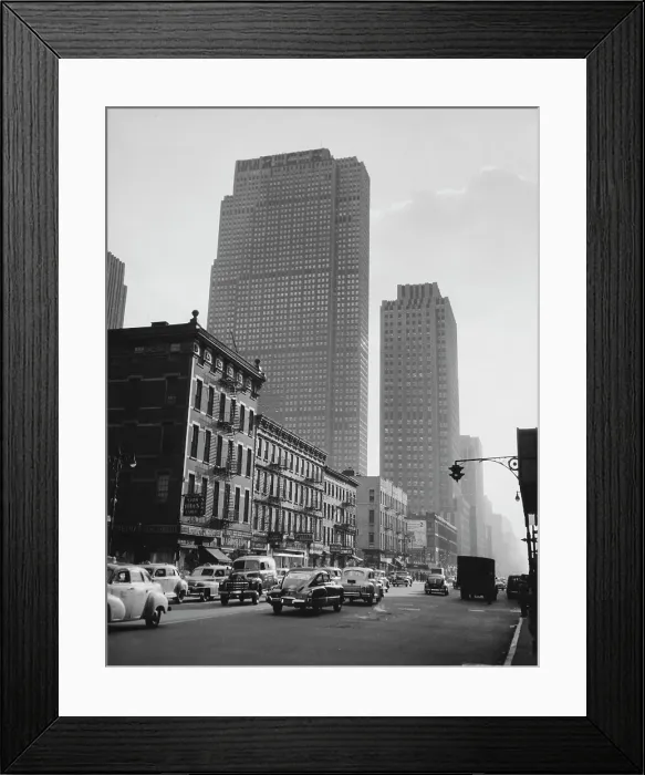 Framed Print : Rockefeller Center And Sixth Avenue Framed Print : Rockefeller Center And Sixth Avenue