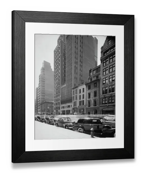 Framed Print : Street Scene, East 57th Street Framed Print : Street Scene, East 57th Street
