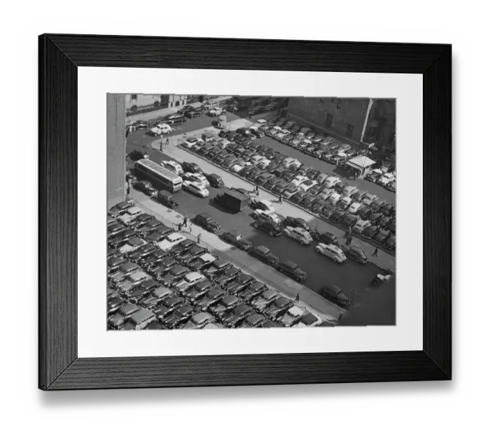 Framed Print : Parking Lots Framed Print : Parking Lots