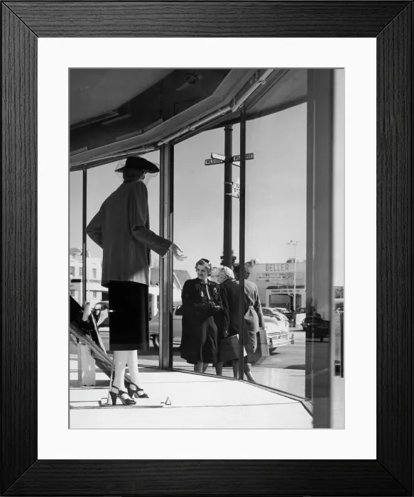 Framed Print : Shop Window, May Co Department Store Framed Print : Shop Window, May Co Department Store