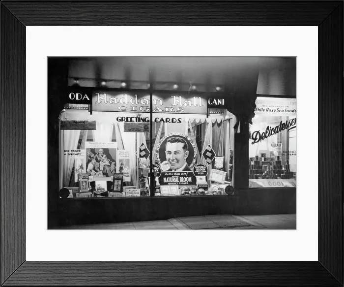 Framed Print : Tobacconist's Shop Window Framed Print : Tobacconist's Shop Window