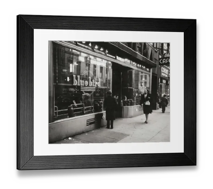 Framed Print : Bluebird Cafetiera Framed Print : Bluebird Cafetiera