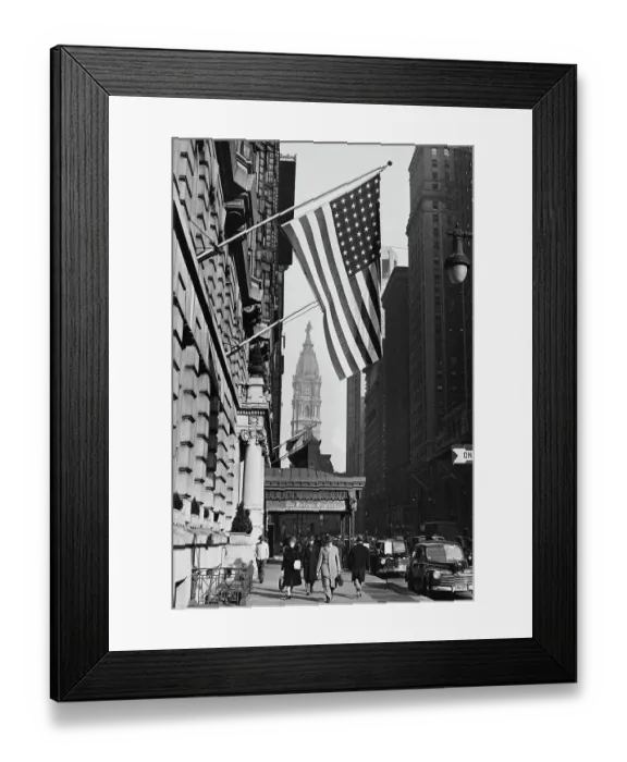 Framed Print : Bellevue-Stratford Hotel, Broad Street, Philadelphia, Pennsylvania Framed Print : Bellevue-Stratford Hotel, Broad Street, Philadelphia, Pennsylvania
