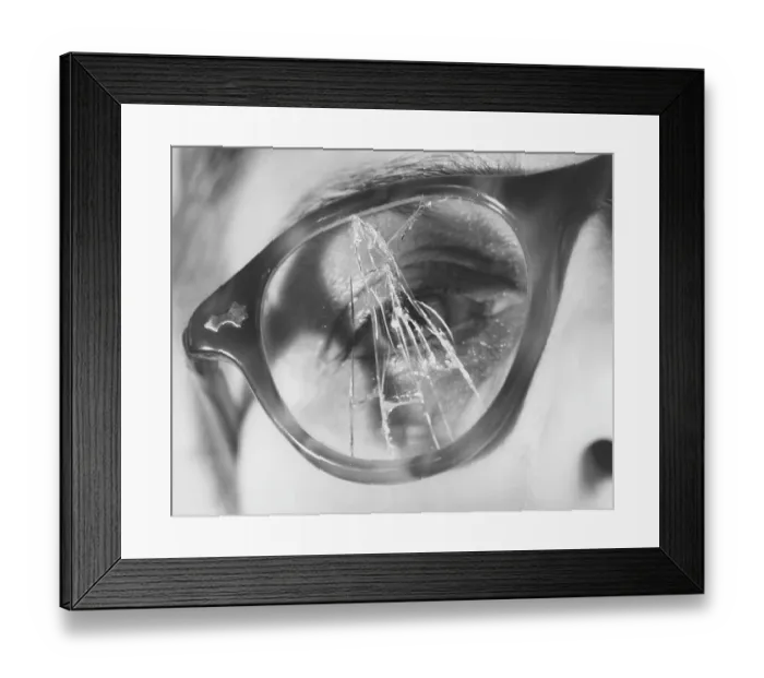 Framed Print : Spectacle Lens Framed Print : Spectacle Lens