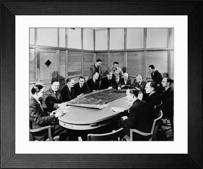 Framed Print : Planning Meeting Framed Print : Planning Meeting