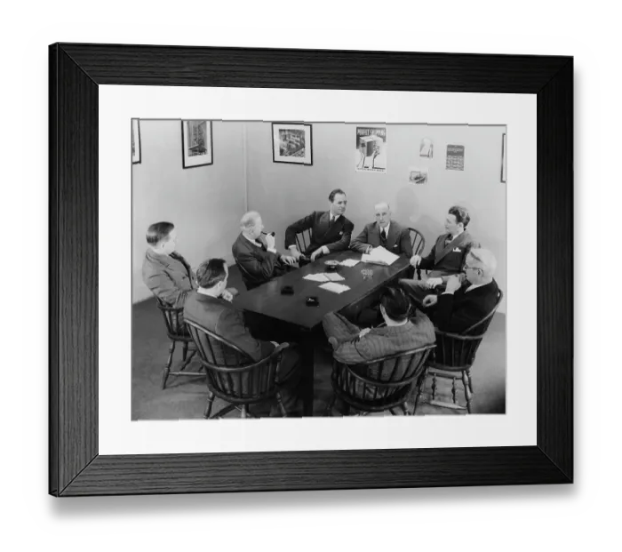 Framed Print : Railway Executives Framed Print : Railway Executives