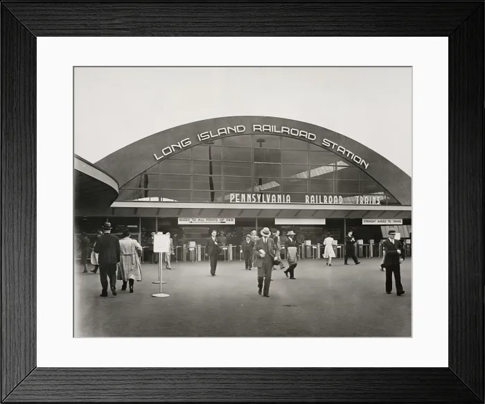 Framed Print : Long Island Railroad Station Framed Print : Long Island Railroad Station