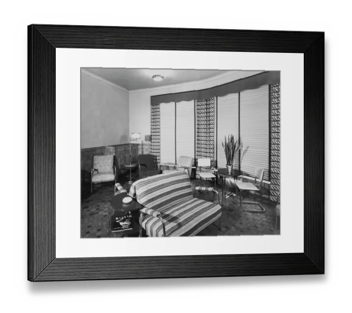 Framed Print : Hospital Waiting Room