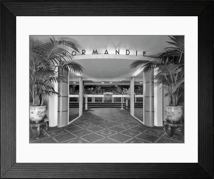 Framed Print : Normandie Interior Framed Print : Normandie Interior