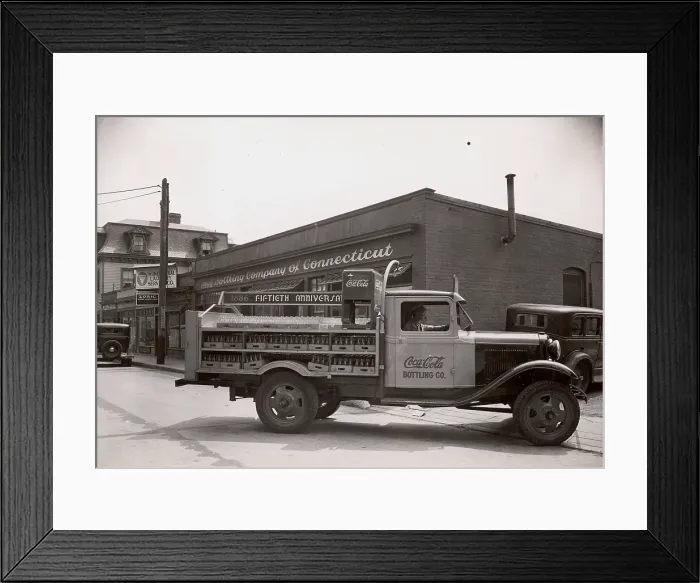 Framed Print : Coke Anniversary