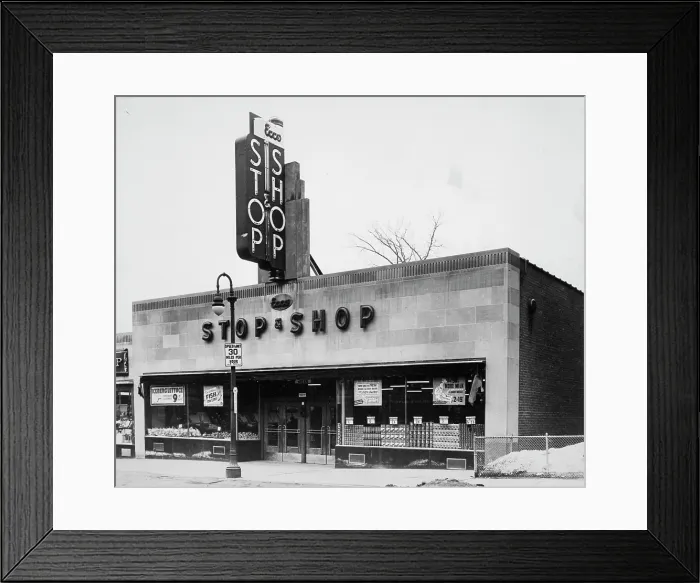 Framed Print : Stop & Shop Supermarket Framed Print : Stop & Shop Supermarket