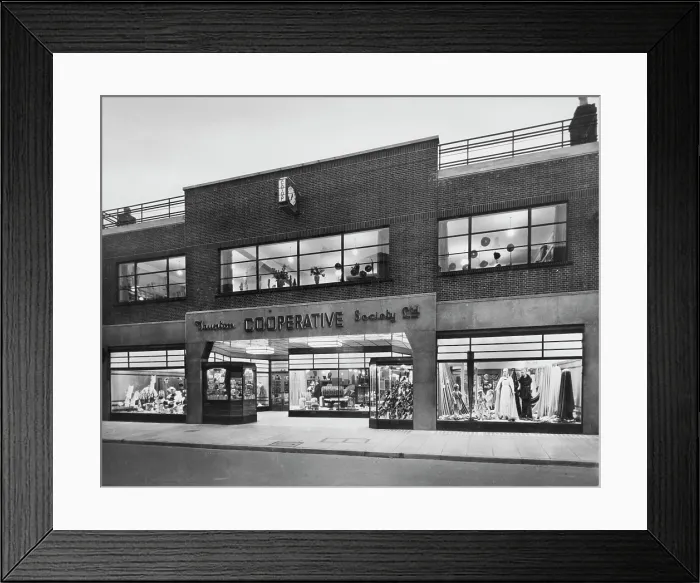 Framed Print : Taunton Co-Op Store Framed Print : Taunton Co-Op Store