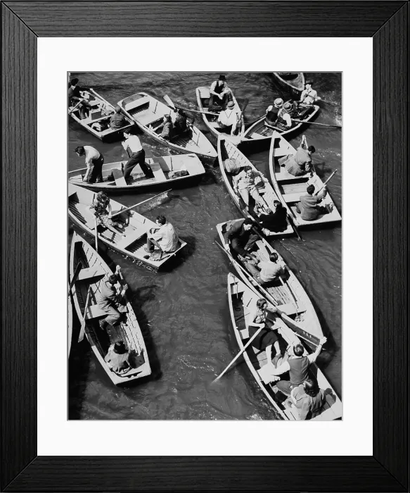 Framed Print : Rowing Boats, Central Park Framed Print : Rowing Boats, Central Park