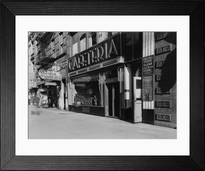 Framed Print : Stanley's Cafeteria, New York Framed Print : Stanley's Cafeteria, New York