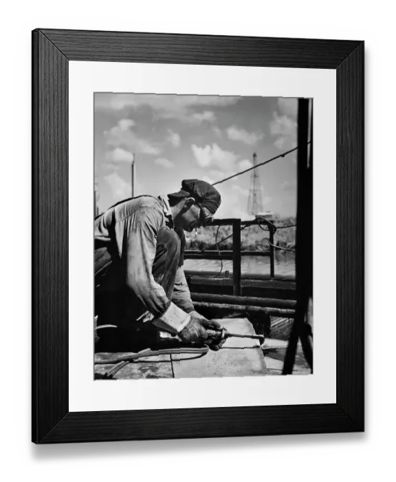 Framed Print : The Welder Welds Framed Print : The Welder Welds