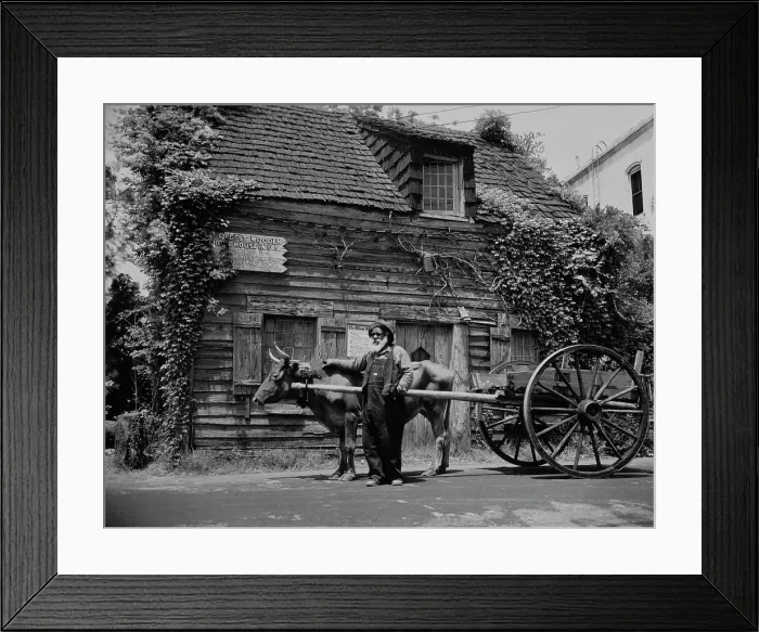 Framed Print : Oldest Wooden School House, St. Augustine, Florida