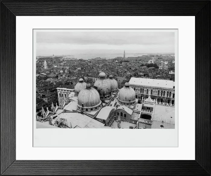 Framed Print : Venice. An aerial view of Venice, dominated by the Patriarchal Cathedral Framed Print : Venice. An aerial view of Venice, dominated by the Patriarchal Cathedral