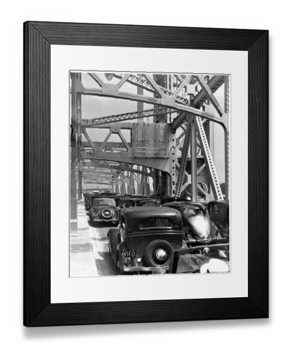 Framed Print : The Triborough Bridge In New York City, New York Framed Print : The Triborough Bridge In New York City, New York