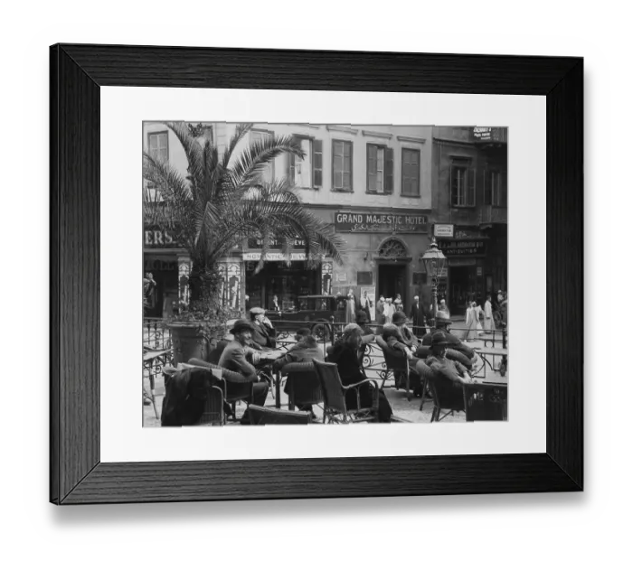 Framed Print : Hotel Terrace In Cairo Framed Print : Hotel Terrace In Cairo
