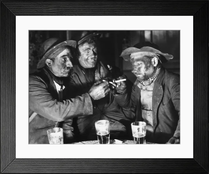 Framed Print : French Miners Framed Print : French Miners