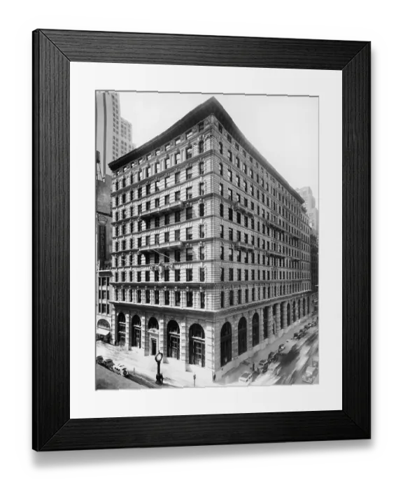 Framed Print : The Guaranty Trust Company Building Framed Print : The Guaranty Trust Company Building