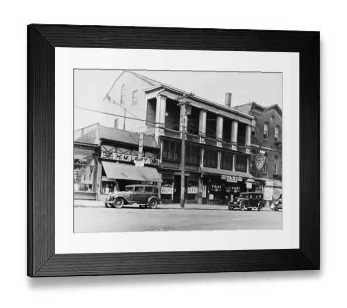 Framed Print : Businesses On Richmond Terrace, Staten Island Framed Print : Businesses On Richmond Terrace, Staten Island