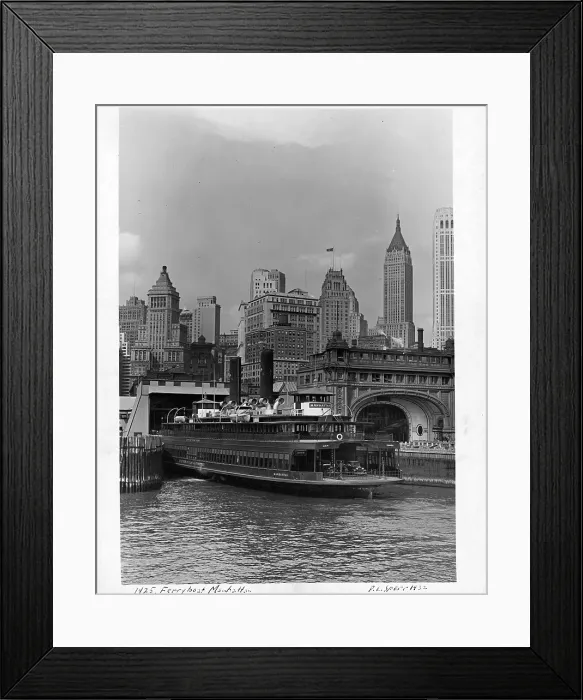 Framed Print : Ferryboat In New York City, New York Framed Print : Ferryboat In New York City, New York