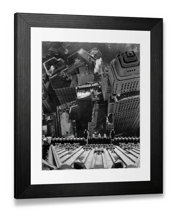 Framed Print : Aerial View Of Manhattan Skyscrapers Framed Print : Aerial View Of Manhattan Skyscrapers