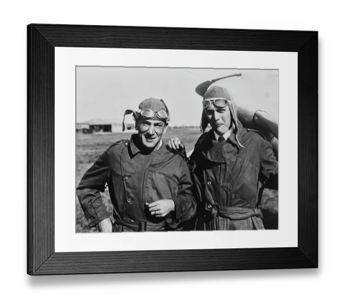 Framed Print : LH Sanderson And SW Callaway, Circa 1930 Framed Print : LH Sanderson And SW Callaway, Circa 1930