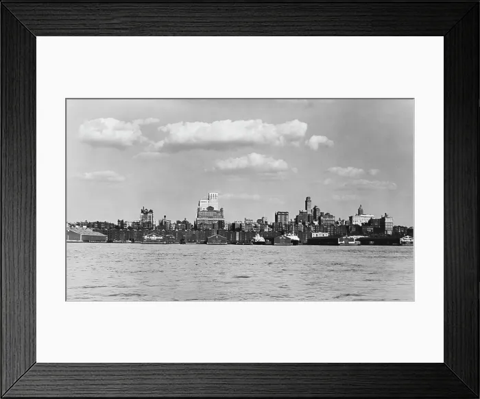Framed Print : View Of The Brooklyn Skyline