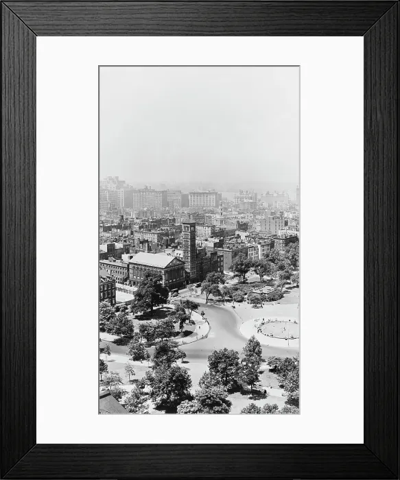 Framed Print : Elevated View Over Washington Square Park Framed Print : Elevated View Over Washington Square Park
