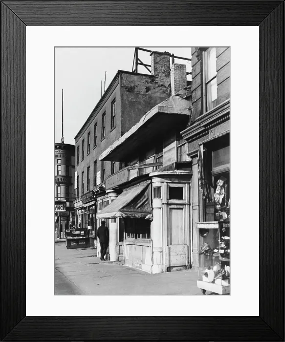 Framed Print : Outside A Pool Room On West Street Framed Print : Outside A Pool Room On West Street