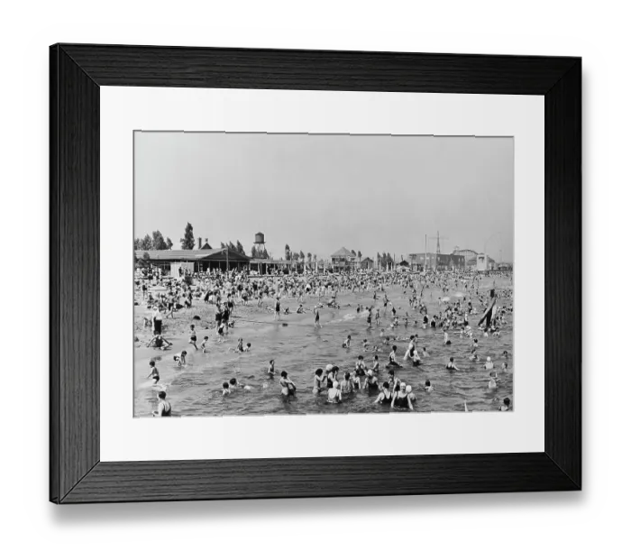 Framed Print : Midland Beach On Staten Island Framed Print : Midland Beach On Staten Island