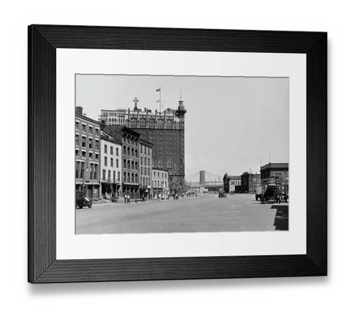 Framed Print : View Looking North Along South Street Framed Print : View Looking North Along South Street