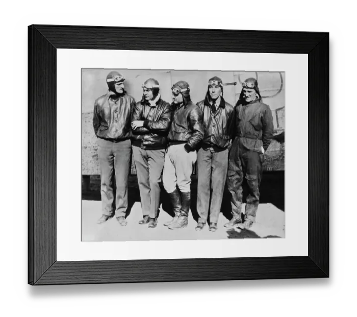 Framed Print : Crew Of The Question Mark, 1929 Framed Print : Crew Of The Question Mark, 1929