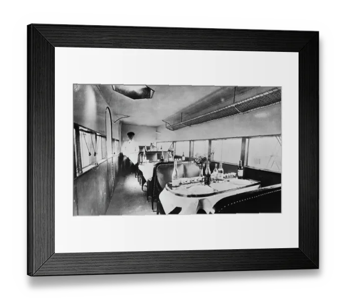 Framed Print : Air Union Restaurant Plane, circa 1928 Framed Print : Air Union Restaurant Plane, circa 1928