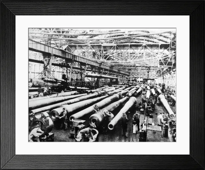 Framed Print : World War I - Krupp Gun Factory, Kruppwerke, Essen Framed Print : World War I - Krupp Gun Factory, Kruppwerke, Essen